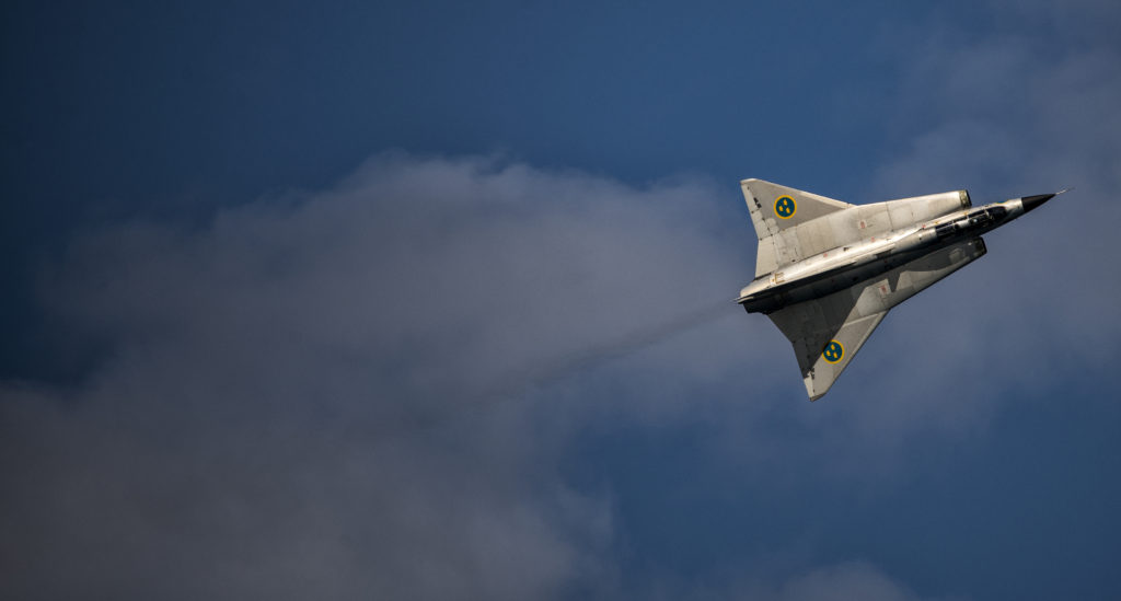 Show-stealing Saab Draken is latest announcement for the Midlands Air Festival