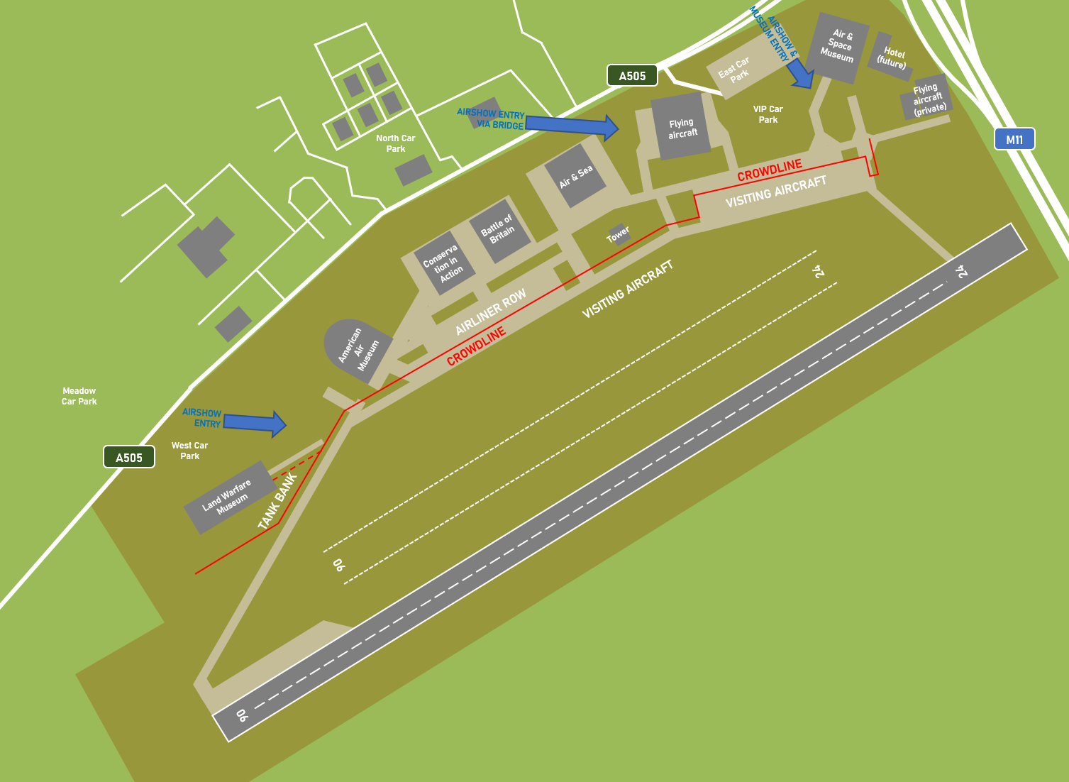 Duxford Airshow 2024 Parking Permit Tobey Pegeen