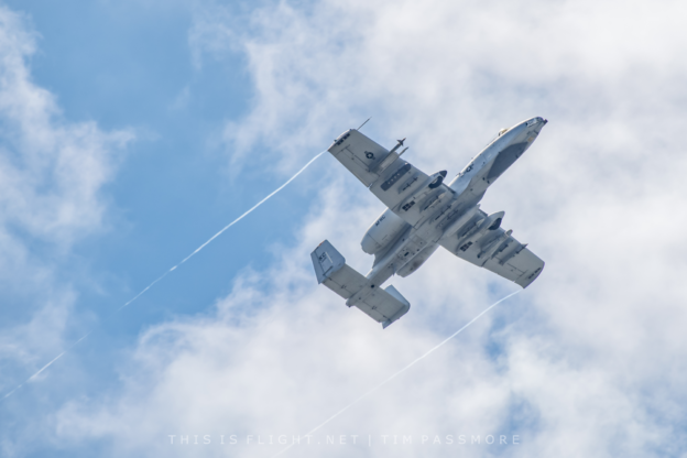 WWII-inspired paint scheme for 2020 A-10 Demo Team jet - This is Flight